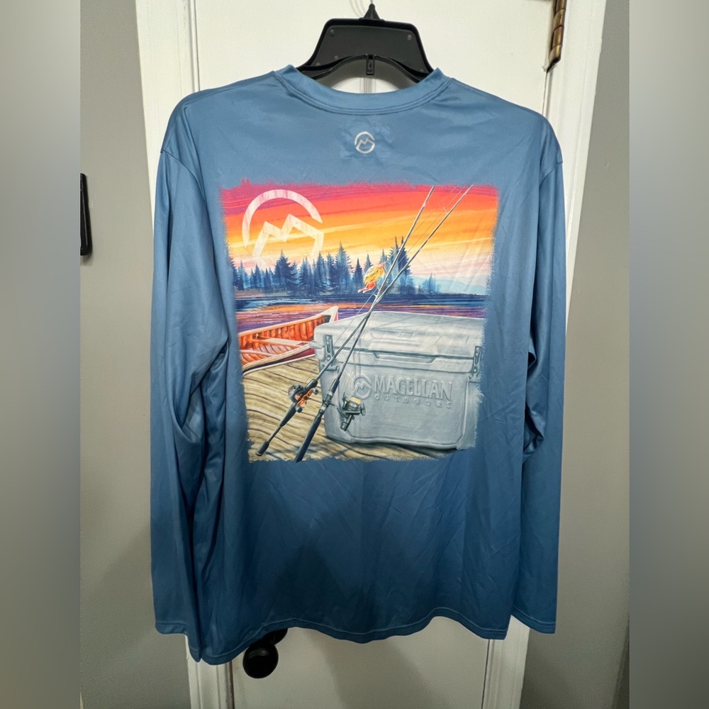 Magellan outdoor Moisture Wicking Fish Gear XL UPF long sleeve